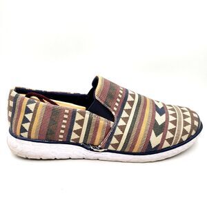 The Original MUK LUKS Women's Size 11 Aztec Slip On Flat Comfort Shoes